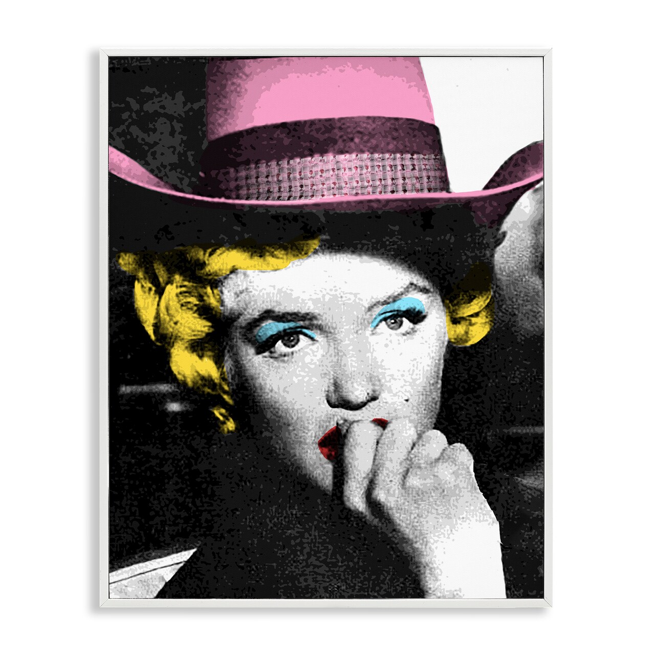 Stupell Industries Vintage Pop Culture Icon Framed Giclee Wall Art Design by Daphne Polselli